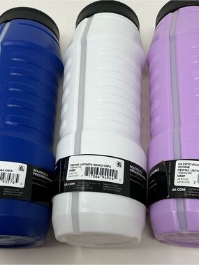 3 New Under Armour Blue White Purple Insulated Sports Bottles